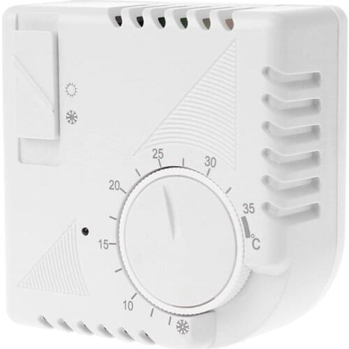 Universal Room Thermostat Energy Save Mechanical Temperature Controller w Switch L69A