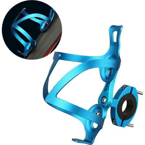 Cycling Bottle Cage Bicycle Cup Holder Aluminum Alloy One-piece Mountain Bike Water Cup Holder Riding Accessories Unilateral