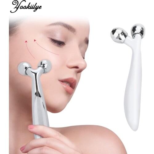 Y Shape 360 Rotate Roller Massager Thin Face Thin Chin Body Shaping Relaxation Wrinkle Remover 3D Manual Facial Lifting Massager