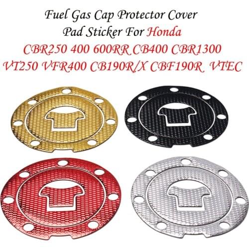 Motorcycle Fuel Gas Cap Protector Cover Pad Sticker Decals For HONDA CBR RVF VFR CB400 CB1300 CBR1000RR CBR250R F4 F4i CBR 600RR