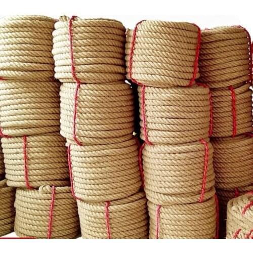 1-30mm Natural Hessian Jute Twine String Tag Label Hang Rope Wedding Home Woven Decorative DIY Crafts