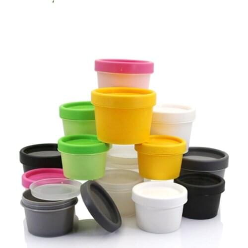 10pcs/lot (With lid) 50 grams 100ml mask bottle mask straight barrel bowl cup mask box dispensing box cream box PJ64