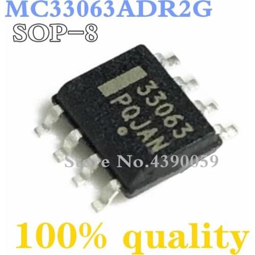 10pcs MC33063ADR2G SOP-8 MC33063A SOP8 MC33063ADR SOP 33063 SMD