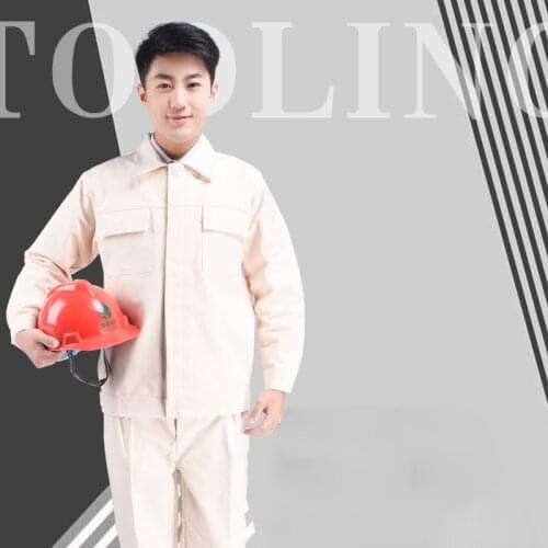 100%Cotton Welding Suit Work Clothing Canvas Anti-Static Workshop Durable Electric Flame Retardant Mechanic Auto Repair Coverall