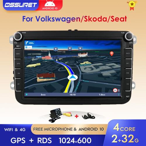 Android 9.0 Double 2 Din 7 Inch Car Multimedia Player for For VW Passat B6 amarok volkswagen Jetta T5Skoda Octavia 2 superb RDS