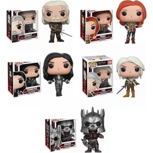 Funko The Witchers CIRI 150#& GERALT 149# EREDIN 151# YENNEFER 152# Action Figure Collection Model Toys for Children gift