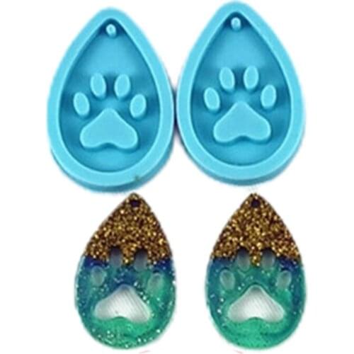 Epoxy Resin Mold Handmade Earring Pendant Casting Silicone Mould DIY Crafts Tool LX9E