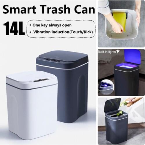 Induction Type Household Smart Trash Home Intelligent Trash Automatic Induction Dustbin Kitchen Bathroom Dustbin