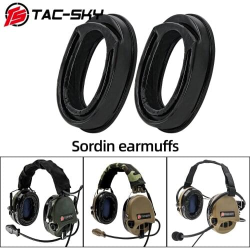 TAC-SKY tactical earmuffs MSA sordin sight silicone earmuffs suitable for MSA sordin, TCI liberation and TEA-Threat Tier headset