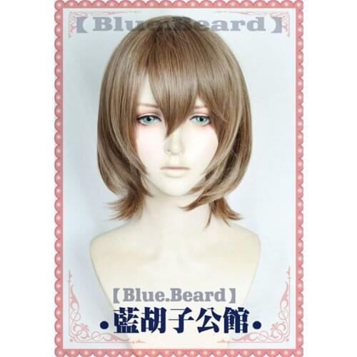 Persona 5 Goro Akechi Cosplay Wig Unisex Anime wig Costume Party Brown Heat Resistant Synthetic Hair Wig +Cap+Track