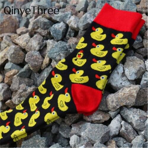 QinyeThree Mens Casual Socks