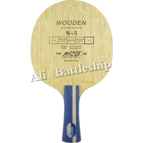 Yinhe N5 N5S N-5 Wooden N 5 Attack+Loop OFF Table Tennis Blade for PingPong Racket