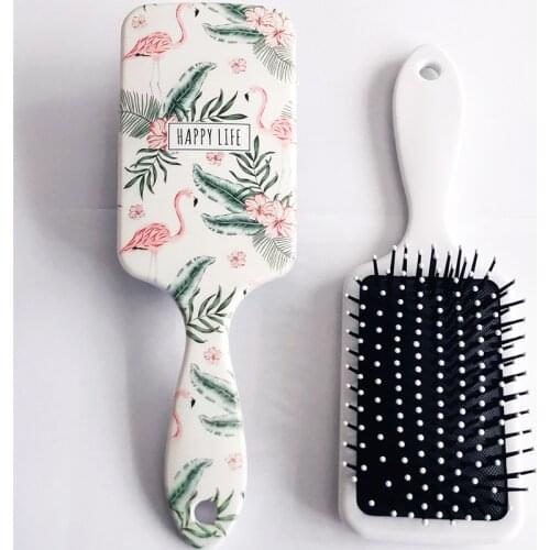 Hair Comb Detangling Hair Brush Detangle Hairbrush Salon Hairdressing Straight Curly Hair Comb Paddle Brush Tangle Hair Brush