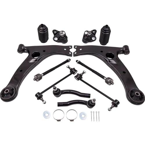 Brand New Suspension Inner Outer Tie Rods Control Arm 12x For Toyota Corolla 2003-2008