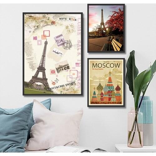 Modern Poster London Big Ben Clock Tower Building Canvas Pictures for Living Room Wall Art Home Decor Cuadros Decoration Salon