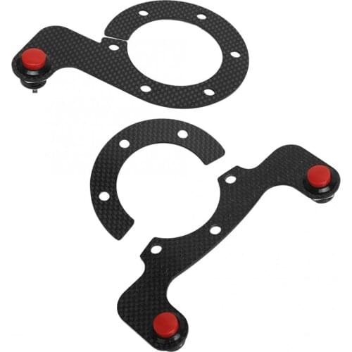 Carbon Fiber External Horn Button Kits for MOMO/OMP/Nardi/Sparco 6 Bolts Steering Wheel automobiles accessories