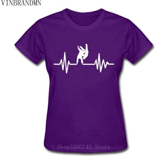 Creative Martial Arts Training Tshirt Cotton Top Judo Heartbeat T-Shirts Women Funny Brazilian Jiu Jitsu Tshirt MMA JUDO T Shirt