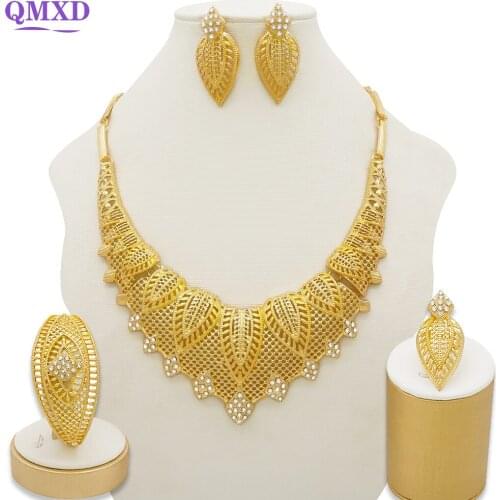 Mirafeel Dubai Jewelry Sets Gold Fashion Ladies Crystal Bridesmaid Indian Jewelry Wedding Gifts Bridal Jewelry Set