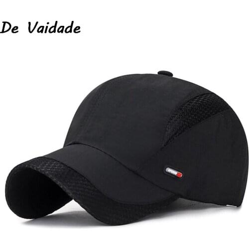 2021 Unisex Summer Breathable Mesh Baseball Cap Quick Drying Hats For Men Spring Summer New Outdoor Youth Baseball Caps