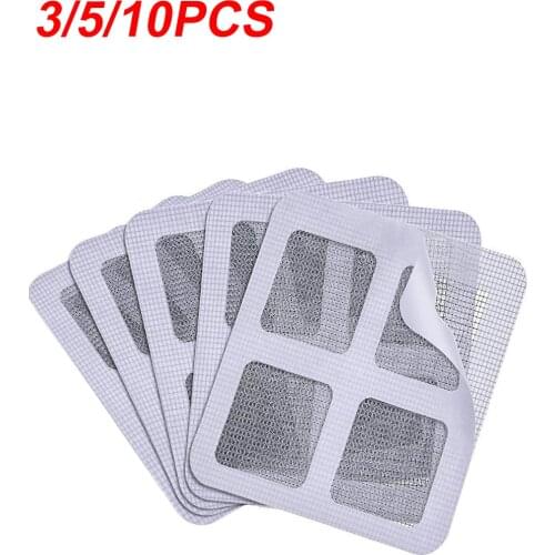 3/5/10pcs Fix Net Window Home Adhesive Antis Mosquito Fly Bug Insect Repair Screen Wall Patch Stickers Mesh Window Screen Hot