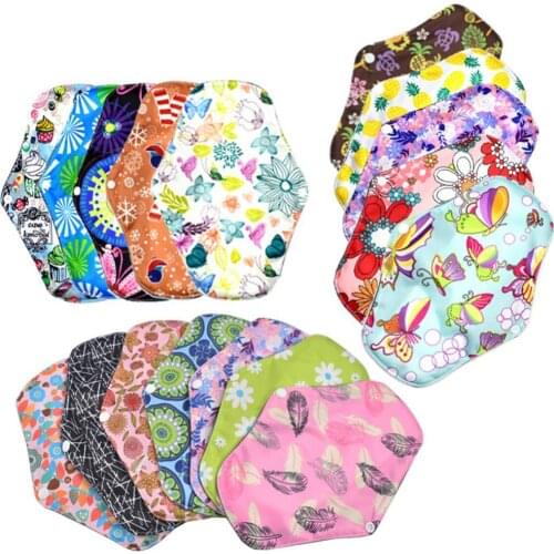 50% Hot Sale 5Pcs Floral Print Menstrual Pad Sanitary Panty Liner Waterproof Storage Pouch