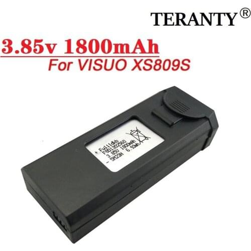 Original 3.85V 1800mAh Lipo Bettery For VISUO XS809s XS816 RC Quadcopter Drone Battery Spare Parts Accessories 3.7v battery
