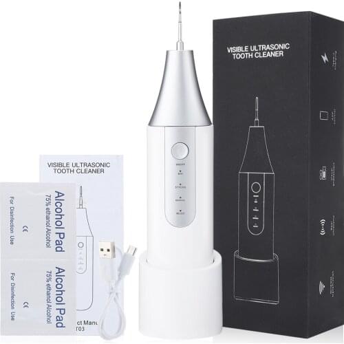 Household Electric Visual Ultrasonic Tooth Cleaner Portable Mini Tooth Clean Device 2M Pixel Endoscope IPX7 Clean Tartar Remover