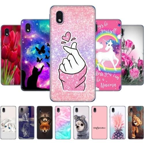 For Samsung Galaxy A01 core Case Silicon Soft TPU Back Phone Cover For Samsung A01 core SM-A013 Case 5.45 inch Protective Coque