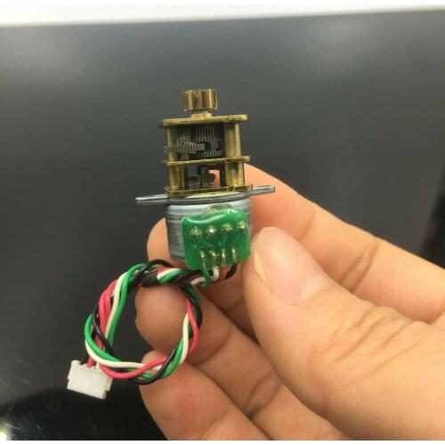 DC 5V-12V Mini 15BY Full Metal Gear Reducer Gearbox Motor 2-phase 4-wire Stepper Large Torque 18 Degree DIY Robot