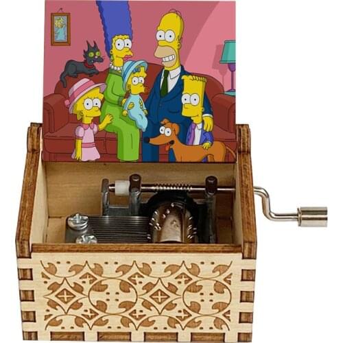 Wooden Music Box Christmas Gifts (Family/Friends/Gifts) Home Decoration Halloween New Year Gift Music Box