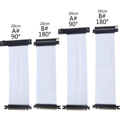 PCI Express 16x Flexible Cable Riser Card Connector PCI-E X16 Extension Port Adapter For Graphics Vertical GTX