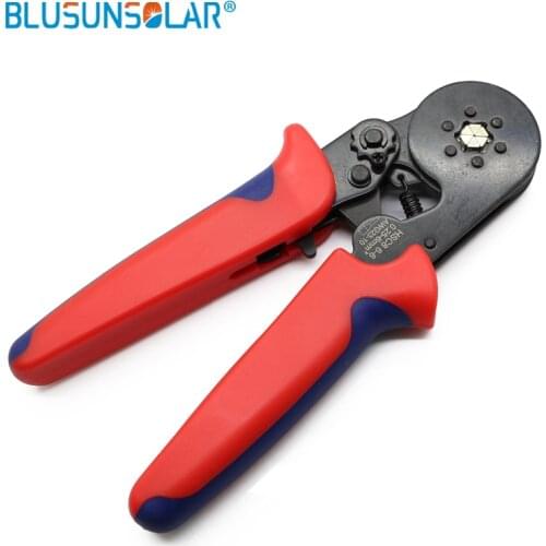 HSC8 6 6 Cable End-sleeves Crimping Plier Self Adjusting Ratcheting Ferrule Crimper 0.25-6.0mm2(24-10 AWG)