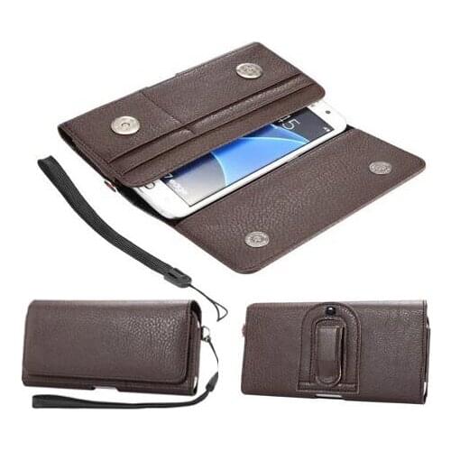 Horizontal Strap Waist Belt Clip Leather Phone Case For Asus ROG Phone,Zenfone Max Pro (M1) ZB601KL,Zenfone 5z ZS620KL 5 Lite