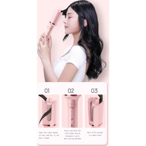 Fashion Auto Hair Curler, Spiral Waver Curling Iron, Electric Magic Rollers Machine, Auto-Rotating Hair Styling Appliances