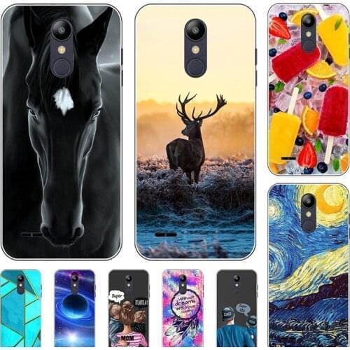 Fashion Bumper Cute Case For LG Stylus 3 Stylo 3 K10 Pro M400 M430 5.7" Case Soft Silicone Cat Horse Flower Cover Shell