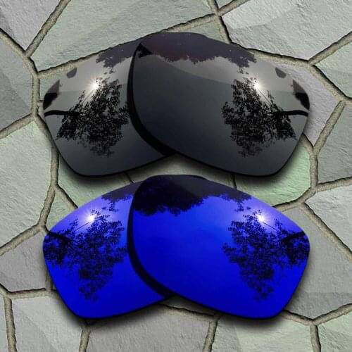Grey Black&Violet Blue Sunglasses Polarized Replacement Lenses for Oakley Jupiter Squared