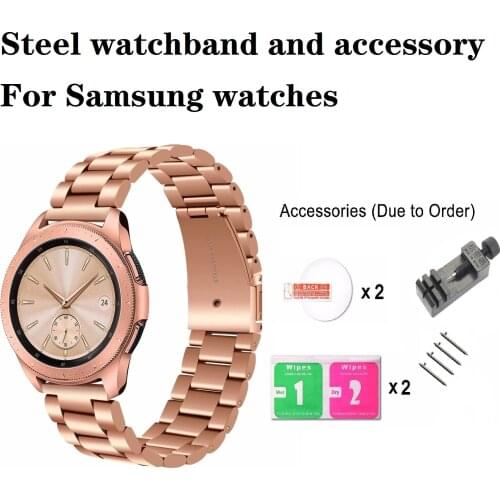 Watch Band Strap for Samsung Galaxy Watch 3 45mm 41mm Active 2 Band for Samsung Gear S3 Strap for Samsung Galaxy Watch 42mm 46mm
