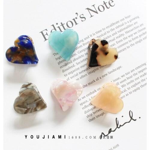 2018 Simple geometry heart Hair Rope Women Elastic Hair Band Girls Headwear Scrunchy Headbands Trendy Accessories