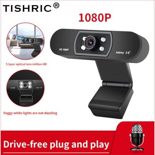 ASHU H800 Webcam 1080p Web camera With Microphone Usb Camera Web camera For Computer For Video Calling Conference