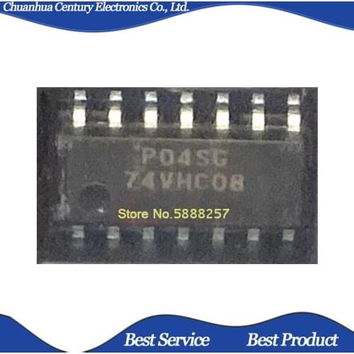 10 Pcs/Lot 74VHC08MX 74VHC08 SOP14 New and Original In Stock