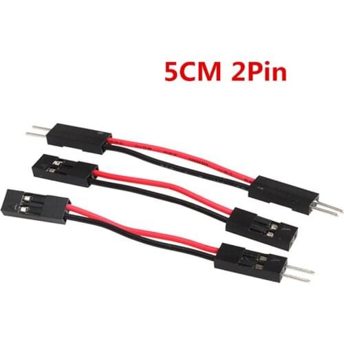 100pcs/lot DIY Electronic Starter Kits 2pin 5cm Jumper Wires Cables Breadboard DuPont Cables
