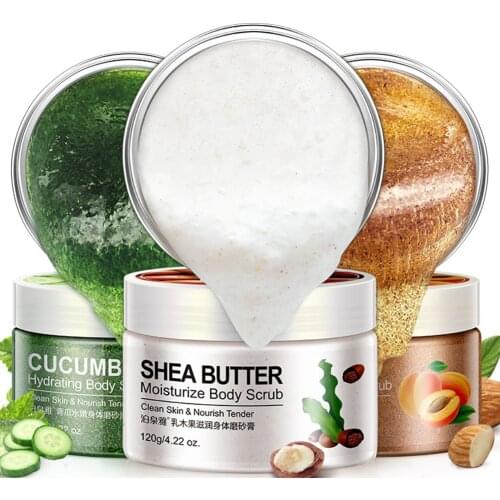 120g Natural Cucumber Hydration Exfoliating Cream Smooth Moisturizing Skin Care Whitening Cream Deep Exfoliator Gel Scrub TZ1C1