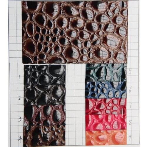 30 yard wholesale / new luggage bags leather/ crystal stone pattern super high quality synthetic PU leather/ faux leather fabric