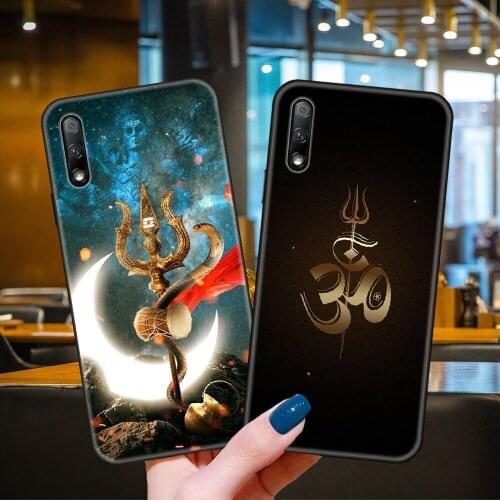 Phone Case For Huawei Honor 9X 9 10 8X 8A 8S i 7X 7A 20 A Lite Pro Black Cover Prime Art Waterproof 3D Shell Shiva Hindu Buddha