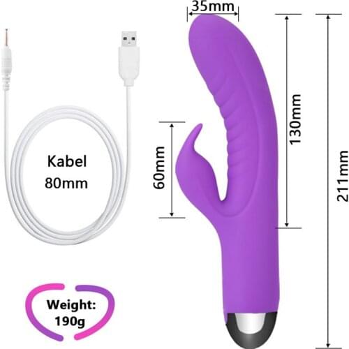 Sex Toys For Women USB Charge Clitoris Stimulator Massager Waterproof Adult Product 10 Speed Rabbit Vibrator G-spot Dildo Erotic