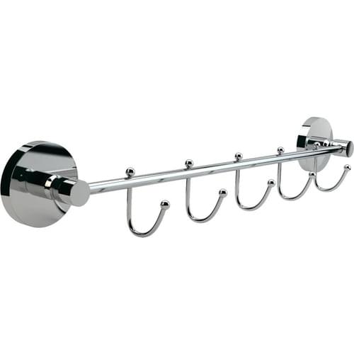 Bay Solid Brass 5'Li Hook Havluluk-Robe Hook Solid Brass Base