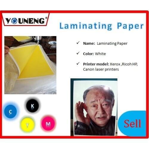 Laminating Paper A4 Size Color Printing Paper Craft Paper White Self Adhesive Sticker Label Matte Surface Paper Sheet