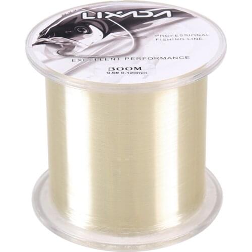 Lixada 300M Nylon Fishing Line Clear Monofilament Fluorocarbon Nylon Fishing Line Fishing Wire