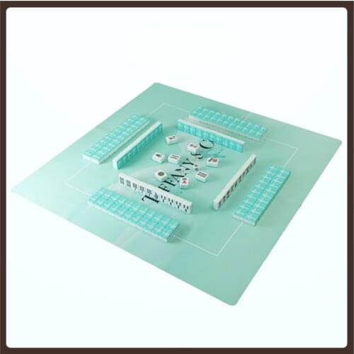 Small Mahjong Set Full Size Travel Standard Mini Classic Tournament Chinese Mahjong Resin Travel Table Games Gra Planszowa Gifts