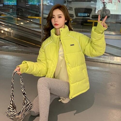 2021 New Winter Women Jacket Parkas Thick Long Sleeve Pockets Female Warm Coat Cotton Padded Parka Jacket Outwear Plus Size